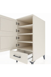 Kronos Komodin 4 Raflı Tek Çekmeceli Tek Kapaklı 44x59x96 - S75M020V1C