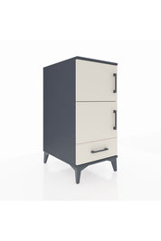 Kronos Komodin 4 Raflı Tek Çekmeceli Tek Kapaklı 44x59x96 - S75M020V4C