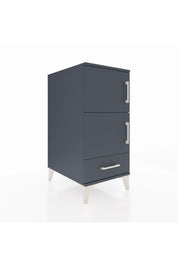Kronos Komodin 4 Raflı Tek Çekmeceli Tek Kapaklı 44x59x96 - S75M020V5C