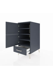 Kronos Komodin 4 Raflı Tek Çekmeceli Tek Kapaklı 44x59x96 - S75M020V5C