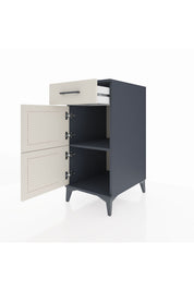 Kronos Komodin Tek Raflı Tek Çekmeceli 2 Kapaklı 44x59x96 - S75M021V4C