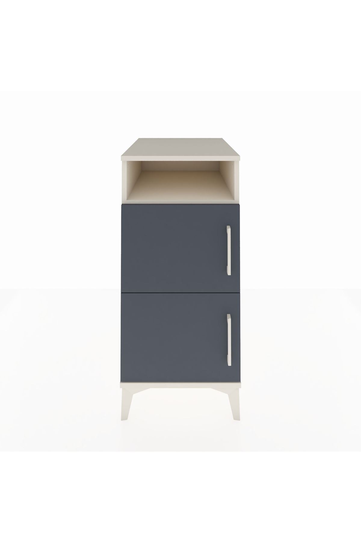 Kronos Komodin 2 Raflı 2 Kapaklı 44x59x96 - S75M022V2C