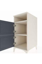 Kronos Komodin 2 Raflı 2 Kapaklı 44x59x96 - S75M022V2C