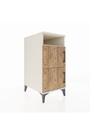Kronos Komodin 2 Raflı 2 Kapaklı 44x59x96 - S75M022V3C