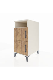 Kronos Komodin 2 Raflı 2 Kapaklı 44x59x96 - S75M022V3C