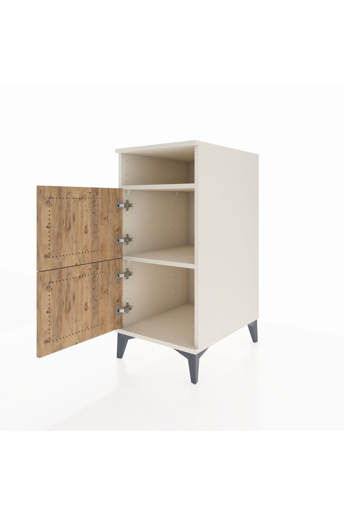 Kronos Komodin 2 Raflı 2 Kapaklı 44x59x96 - S75M022V3C