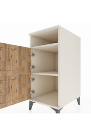 Kronos Komodin 2 Raflı 2 Kapaklı 44x59x96 - S75M022V3C