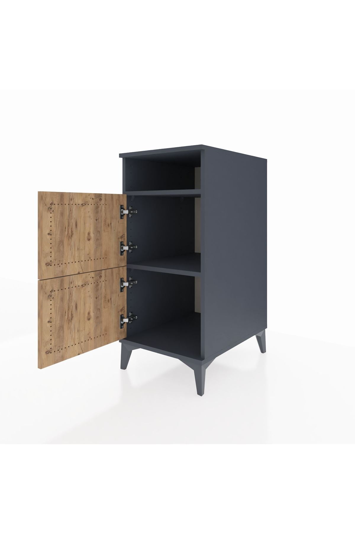 Kronos Komodin 2 Raflı 2 Kapaklı 44x59x96 - S75M022V6C
