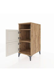 Kronos Komodin 2 Raflı 2 Kapaklı 44x59x96 - S75M022V7C