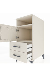 Kronos Komodin 2 Raflı 2 Çekmeceli Tek Kapaklı 44x59x96 - S75M023V1C