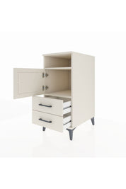 Kronos Komodin 2 Raflı 2 Çekmeceli Tek Kapaklı 44x59x96 - S75M023V1C