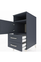 Kronos Komodin 2 Raflı 2 Çekmeceli Tek Kapaklı 44x59x96 - S75M023V5C