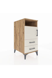 Kronos Komodin 2 Raflı 2 Çekmeceli Tek Kapaklı 44x59x96 - S75M023V7C