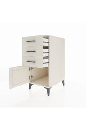 Kronos Komodin 3 Çekmeceli Tek Kapaklı 44x59x96 - S75M024V1C