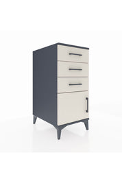 Kronos Komodin 3 Çekmeceli Tek Kapaklı 44x59x96 - S75M024V4C
