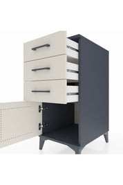 Kronos Komodin 3 Çekmeceli Tek Kapaklı 44x59x96 - S75M024V4C