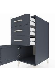 Kronos Komodin 3 Çekmeceli Tek Kapaklı 44x59x96 - S75M024V5C