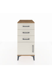 Kronos Komodin 3 Çekmeceli Tek Kapaklı 44x59x96 - S75M024V7C