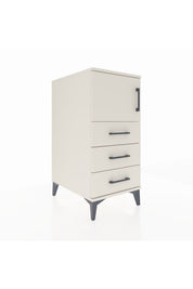Kronos Komodin Tek Raflı 3 Çekmeceli Tek Kapaklı 44x59x96 - S75M026V1C