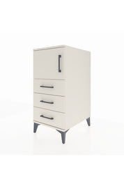 Kronos Komodin Tek Raflı 3 Çekmeceli Tek Kapaklı 44x59x96 - S75M026V1C