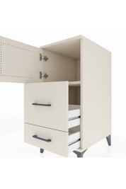 Kronos Komodin Tek Raflı 2 Çekmeceli Tek Kapaklı 44x59x96 - S75M028V1C