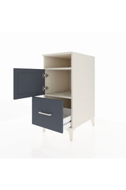 Kronos Komodin 2 Raflı Tek Çekmeceli Tek Kapaklı 44x59x96 - S75M031V2C