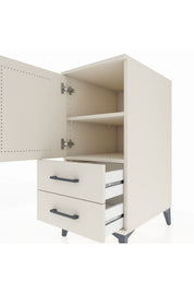 Kronos Komodin 2 Raflı 2 Çekmeceli Tek Kapaklı 44x59x96 - S75M032V1C
