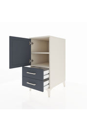 Kronos Komodin 2 Raflı 2 Çekmeceli Tek Kapaklı 44x59x96 - S75M032V2C