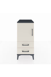 Kronos Komodin 2 Raflı 2 Çekmeceli Tek Kapaklı 44x59x96 - S75M032V4C