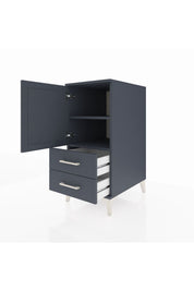 Kronos Komodin 2 Raflı 2 Çekmeceli Tek Kapaklı 44x59x96 - S75M032V5C