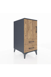 Kronos Komodin 2 Raflı 2 Çekmeceli Tek Kapaklı 44x59x96 - S75M032V6C