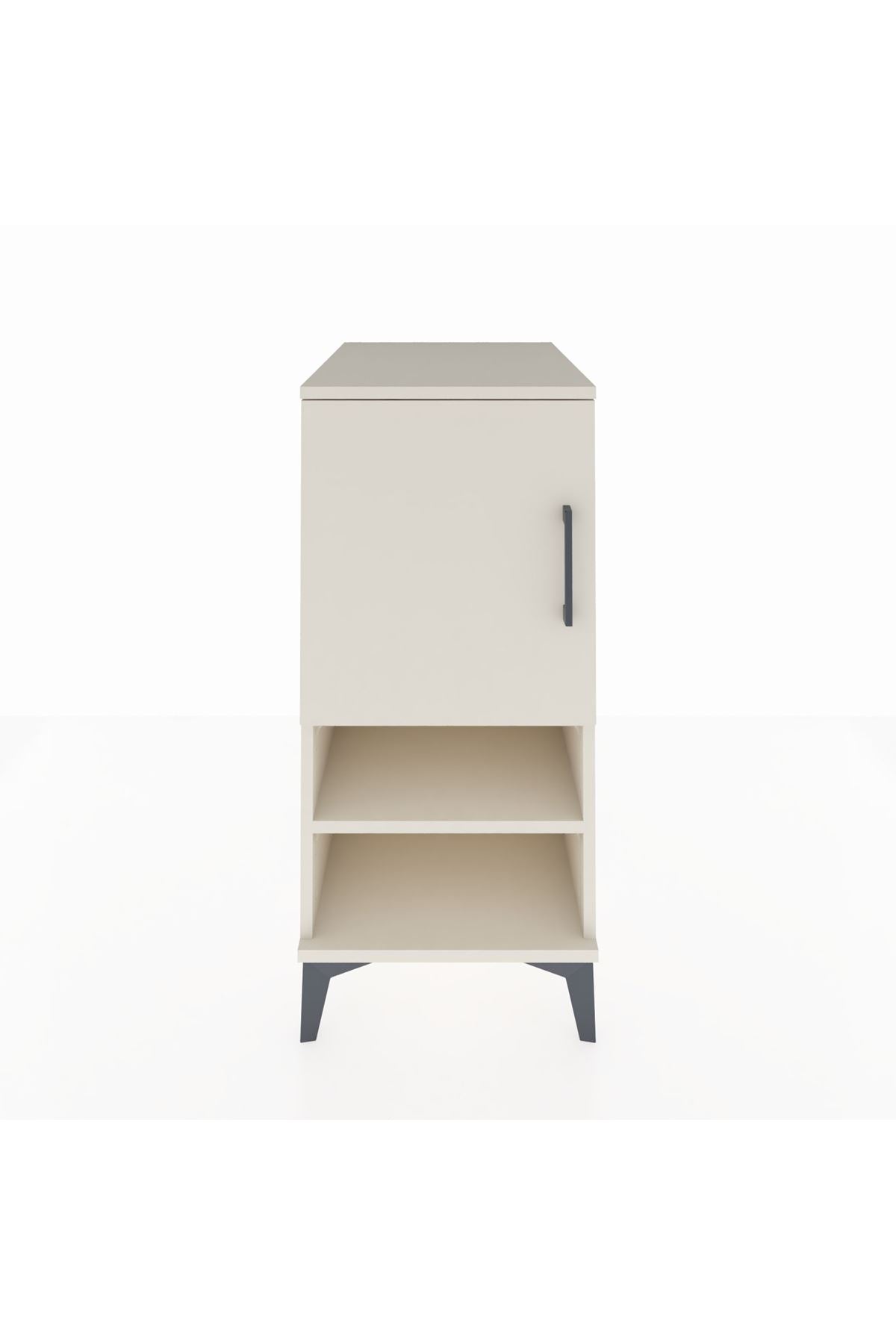 Kronos Komodin 3 Raflı Tek Kapaklı 44x59x96 - S75M033V1C