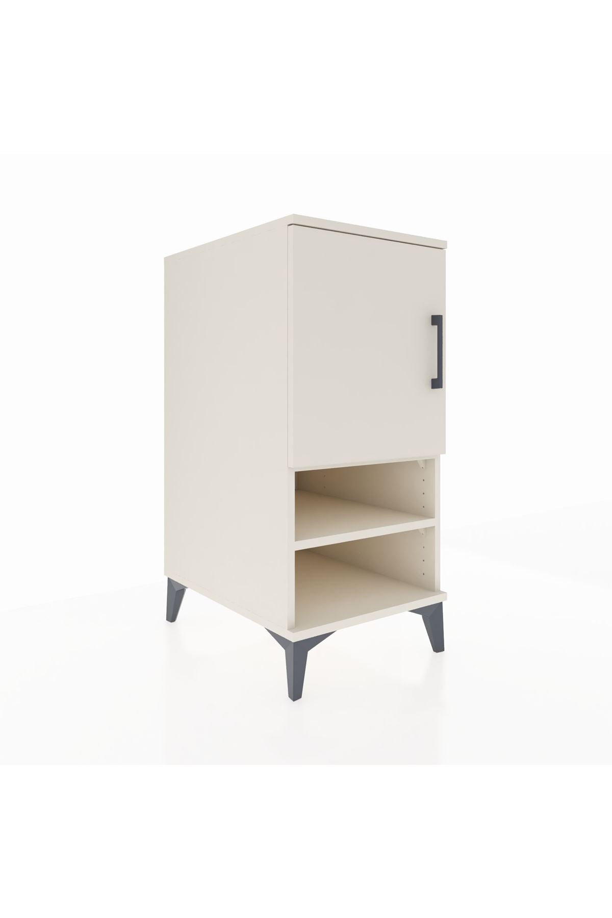 Kronos Komodin 3 Raflı Tek Kapaklı 44x59x96 - S75M033V1C