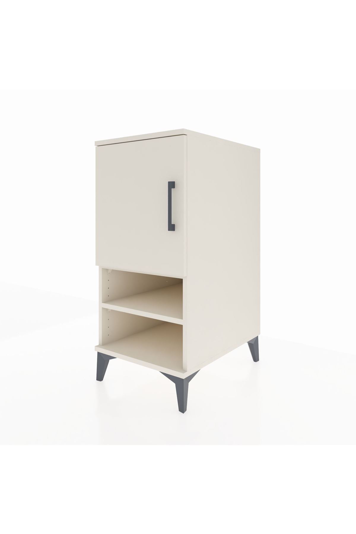 Kronos Komodin 3 Raflı Tek Kapaklı 44x59x96 - S75M033V1C