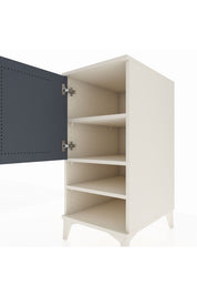 Kronos Komodin 3 Raflı Tek Kapaklı 44x59x96 - S75M033V2C