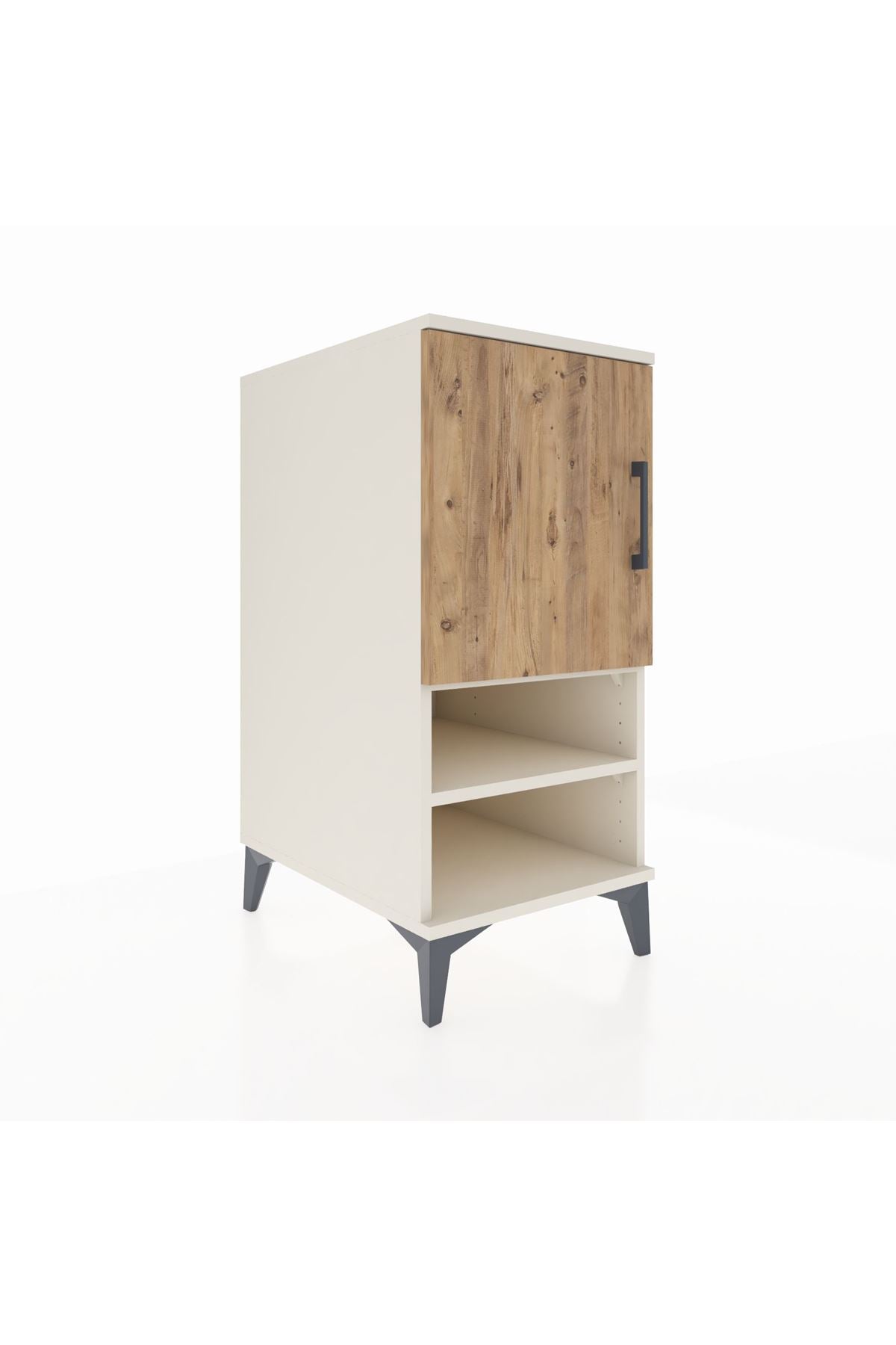 Kronos Komodin 3 Raflı Tek Kapaklı 44x59x96 - S75M033V3C