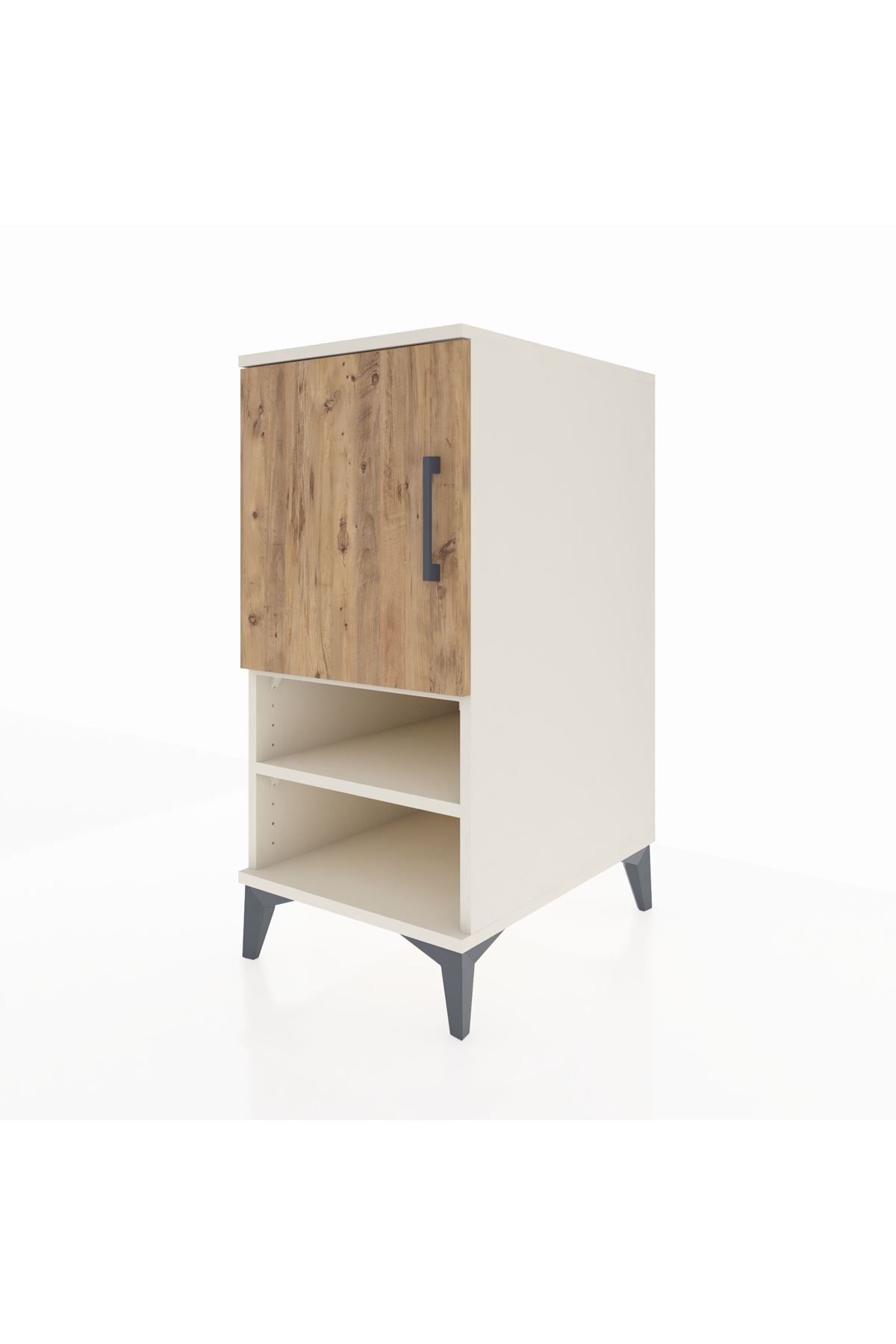 Kronos Komodin 3 Raflı Tek Kapaklı 44x59x96 - S75M033V3C