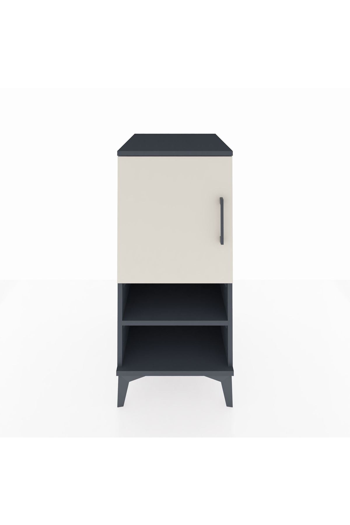 Kronos Komodin 3 Raflı Tek Kapaklı 44x59x96 - S75M033V4C