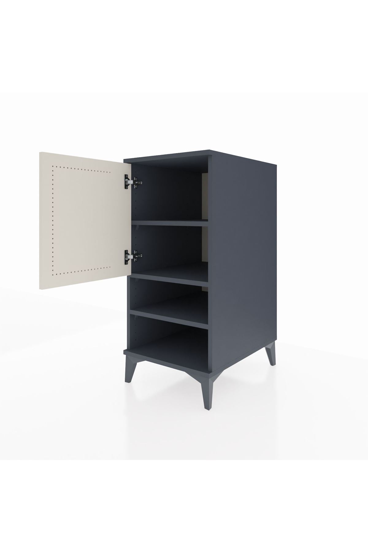 Kronos Komodin 3 Raflı Tek Kapaklı 44x59x96 - S75M033V4C