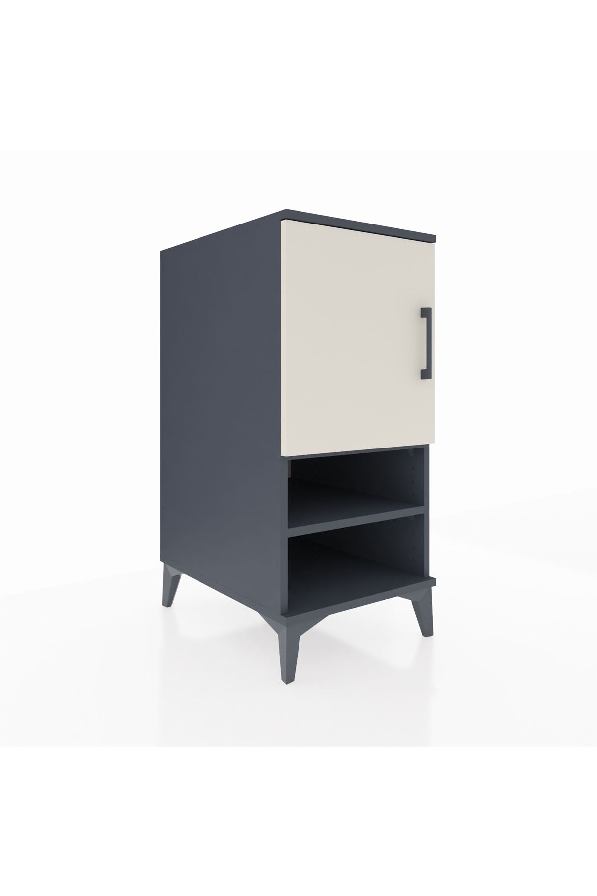 Kronos Komodin 3 Raflı Tek Kapaklı 44x59x96 - S75M033V4C