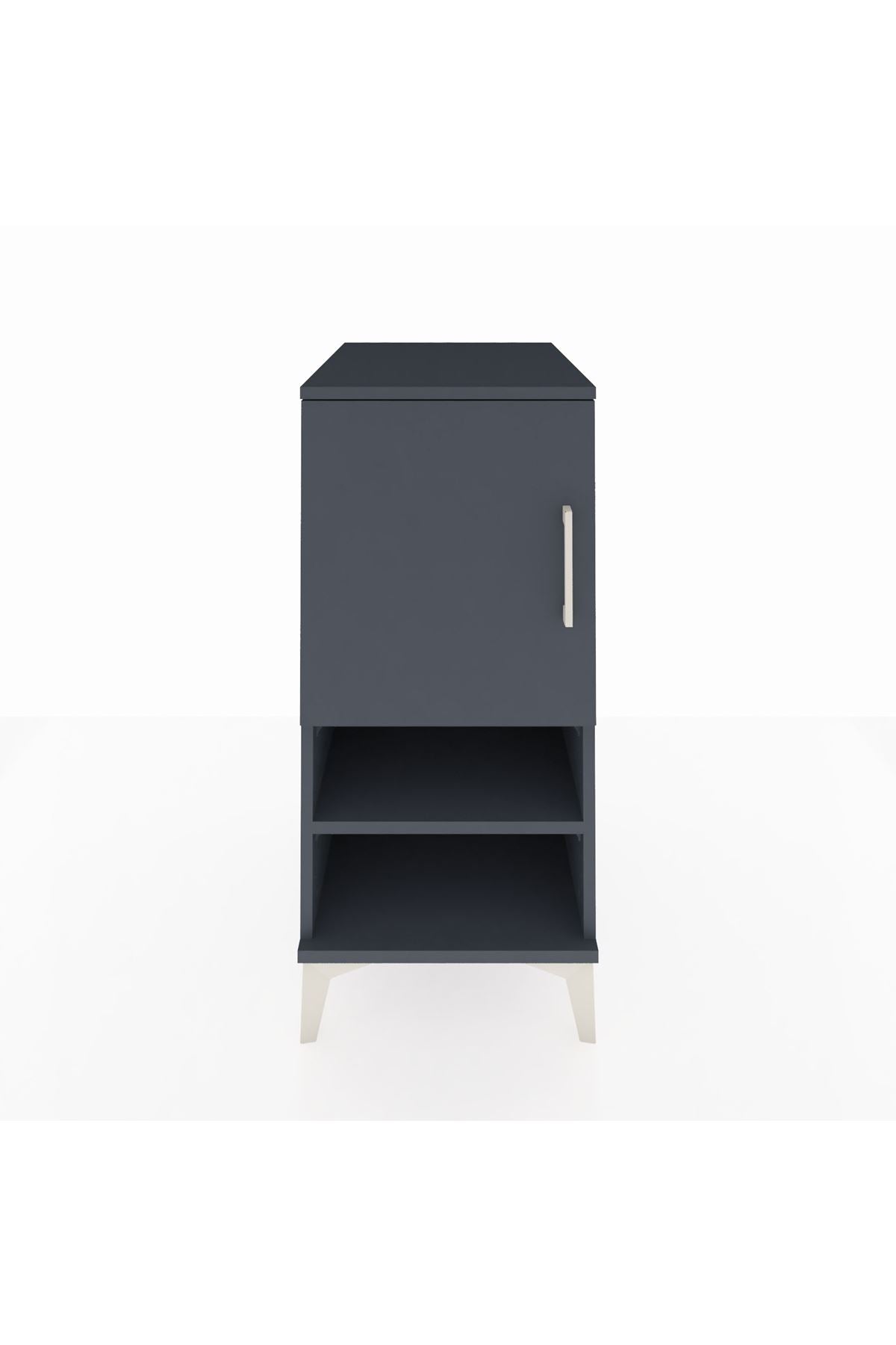 Kronos Komodin 3 Raflı Tek Kapaklı 44x59x96 - S75M033V5C
