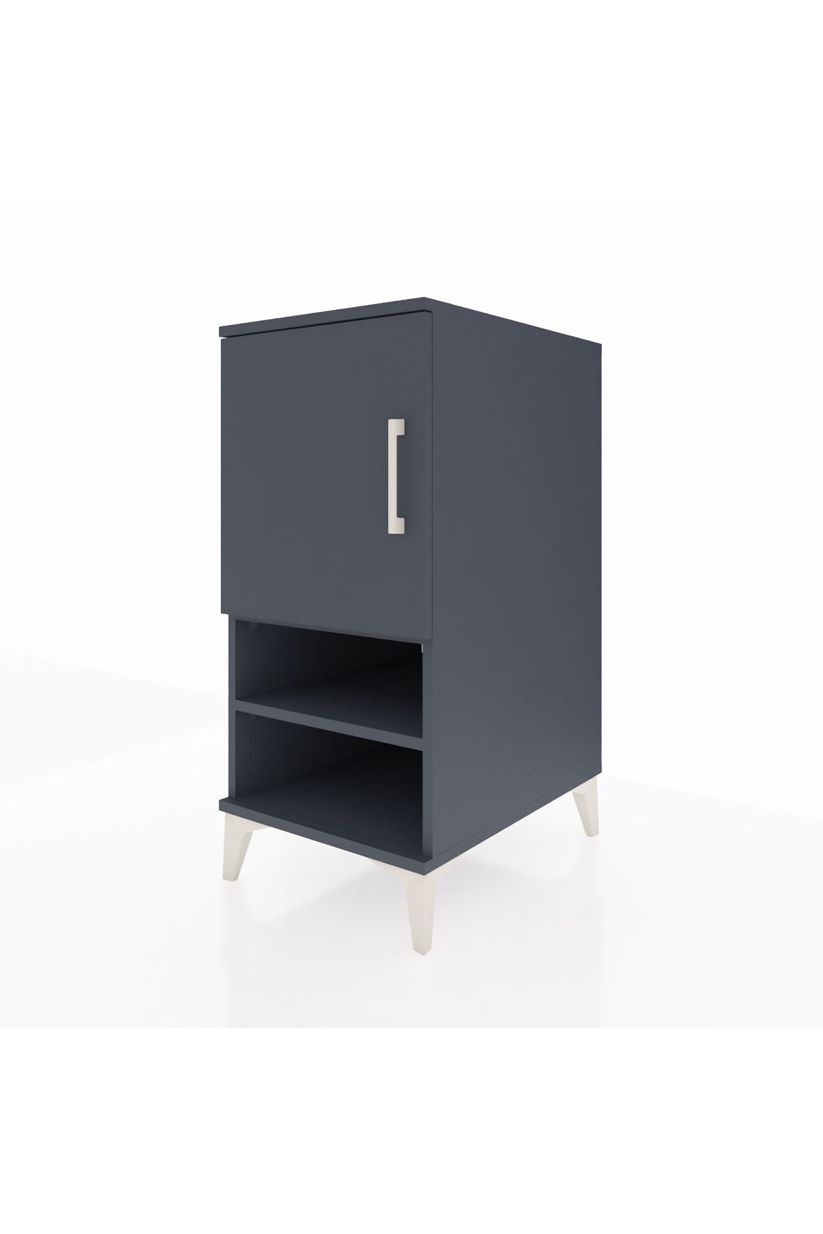 Kronos Komodin 3 Raflı Tek Kapaklı 44x59x96 - S75M033V5C