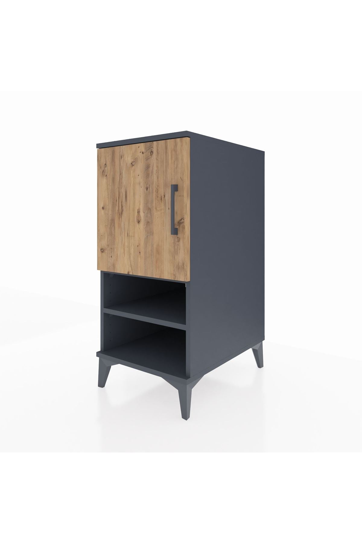Kronos Komodin 3 Raflı Tek Kapaklı 44x59x96 - S75M033V6C