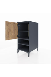 Kronos Komodin 3 Raflı Tek Kapaklı 44x59x96 - S75M033V6C