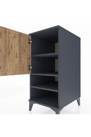 Kronos Komodin 3 Raflı Tek Kapaklı 44x59x96 - S75M033V6C