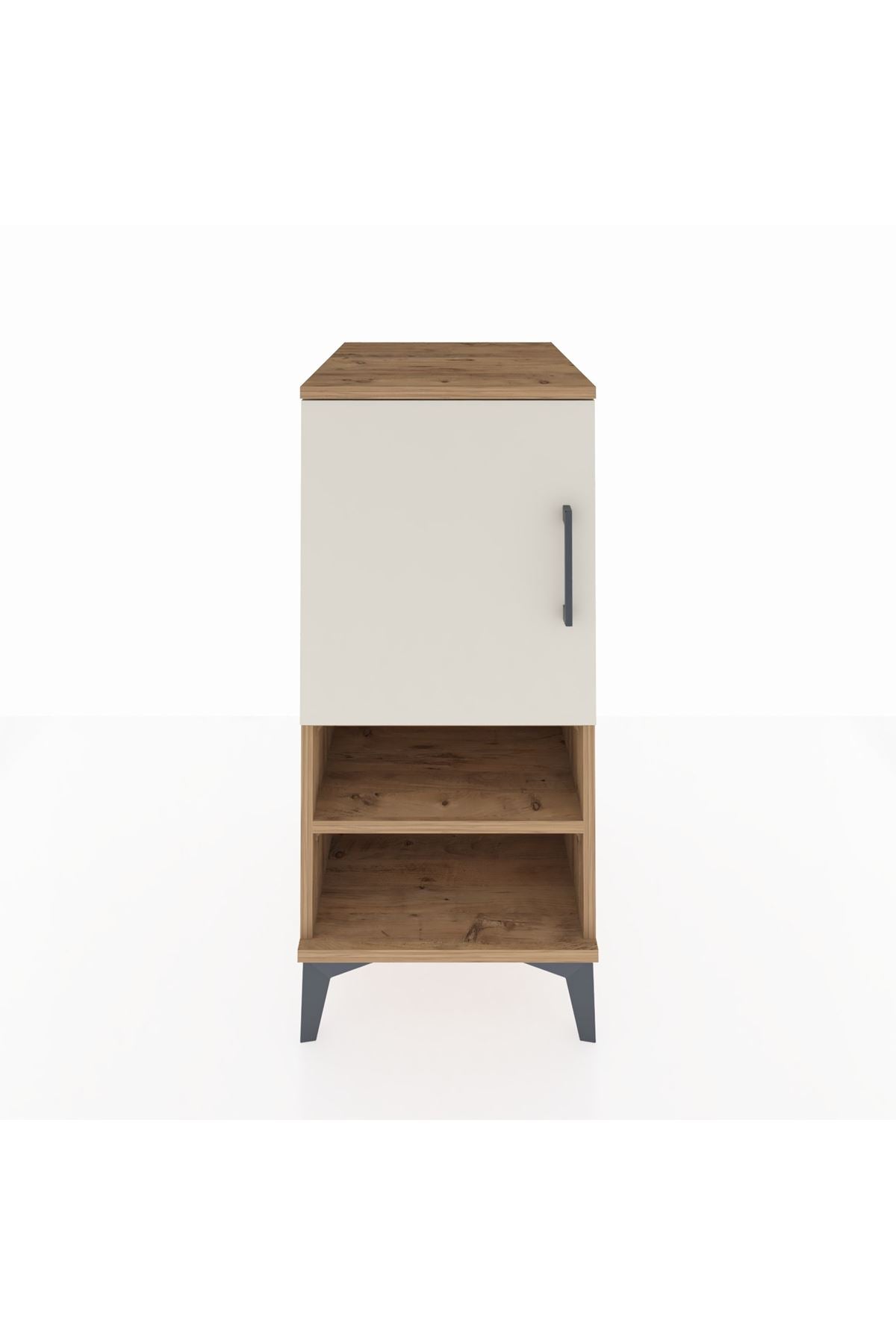 Kronos Komodin 3 Raflı Tek Kapaklı 44x59x96 - S75M033V7C