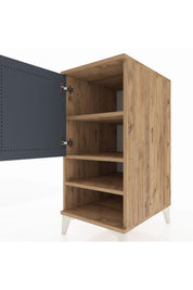Kronos Komodin 3 Raflı Tek Kapaklı 44x59x96 - S75M033V8C
