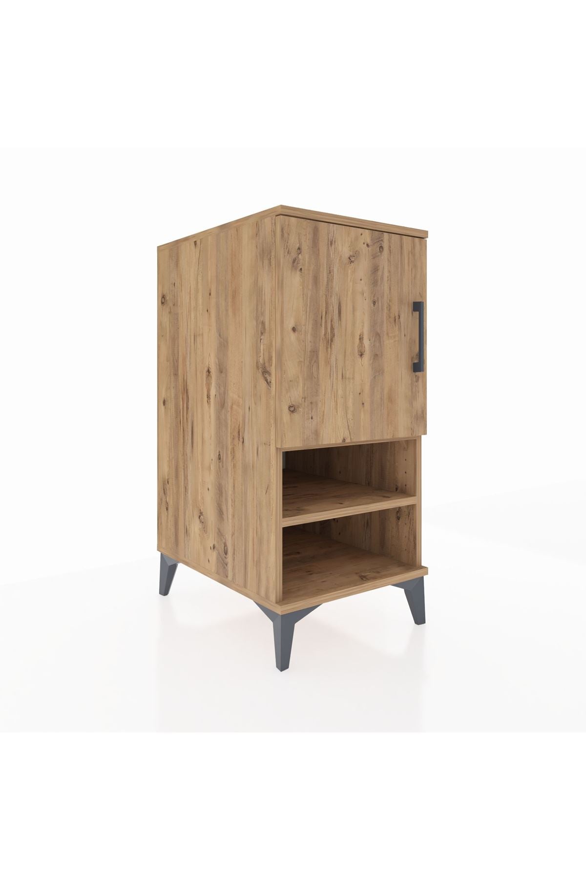 Kronos Komodin 3 Raflı Tek Kapaklı 44x59x96 - S75M033V9C