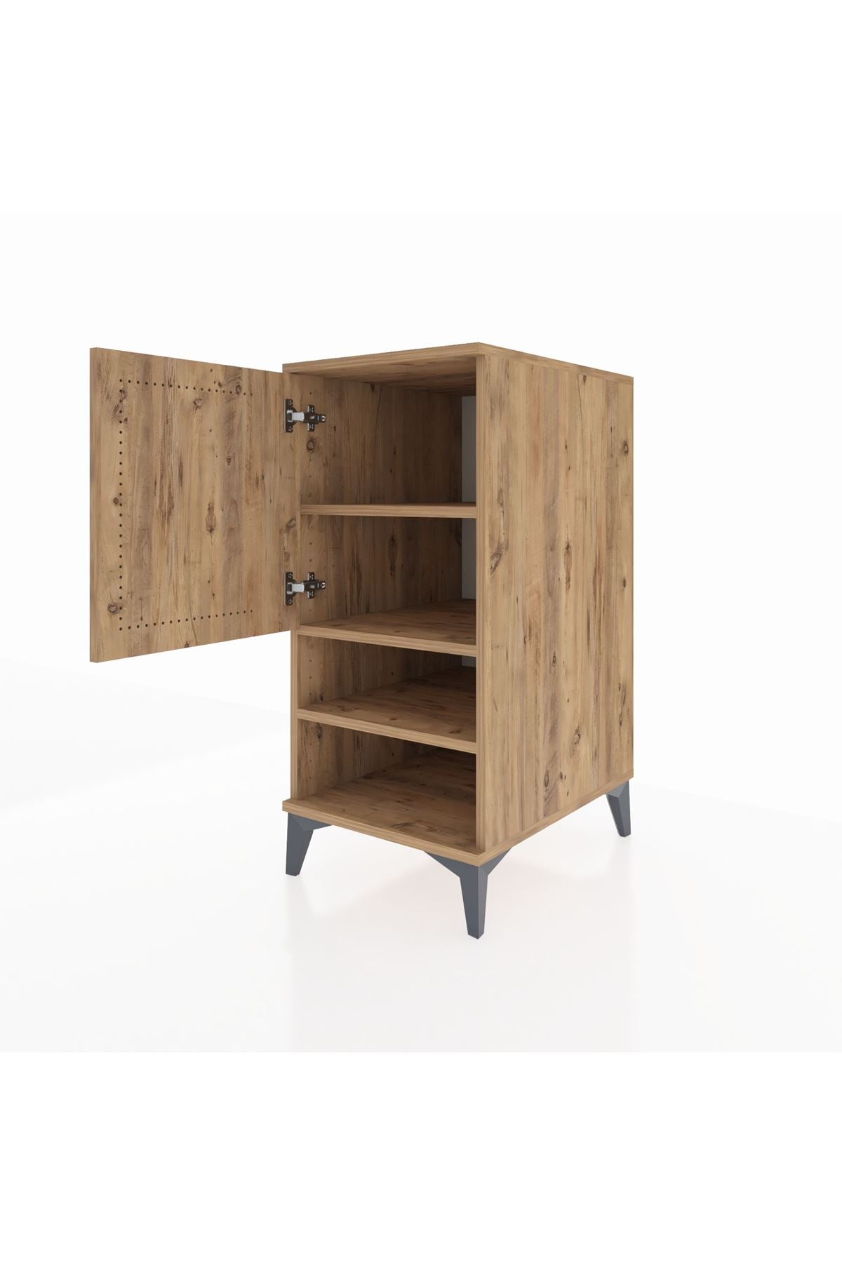 Kronos Komodin 3 Raflı Tek Kapaklı 44x59x96 - S75M033V9C