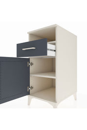 Kronos Komodin 2 Raflı Tek Çekmeceli Tek Kapaklı 44x59x96 - S75M035V2C